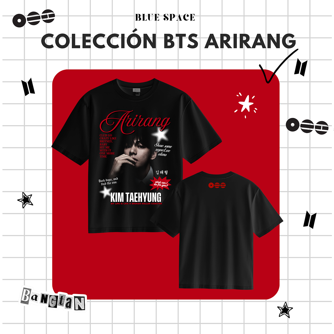 Polera BTS - KIM TAEHYUNG (V) SWIM 1