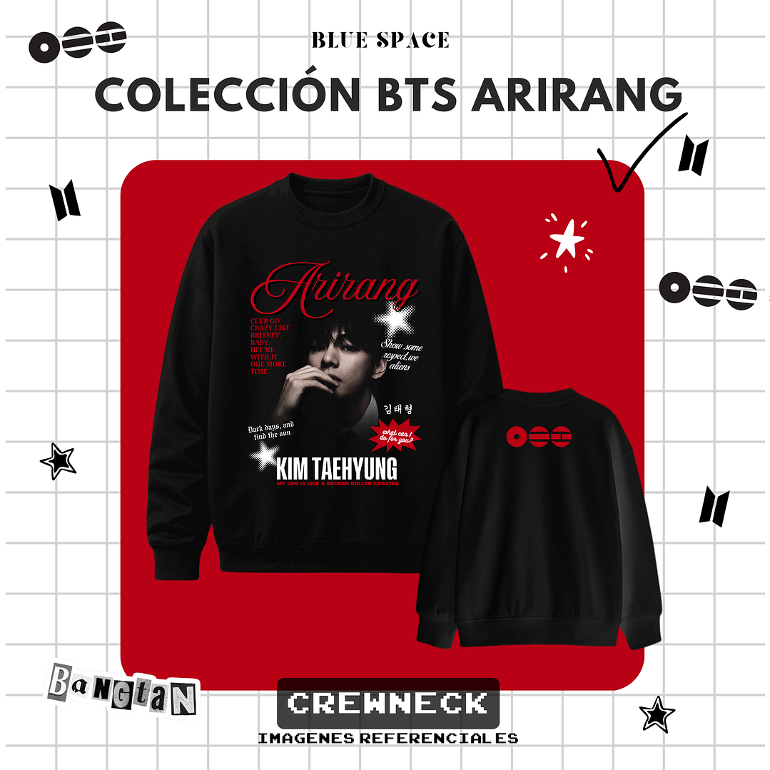 Polera BTS - KIM TAEHYUNG (V) SWIM 8