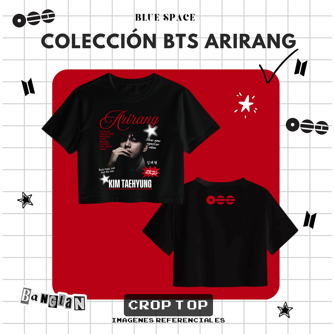 Polera BTS - KIM TAEHYUNG (V) SWIM 4