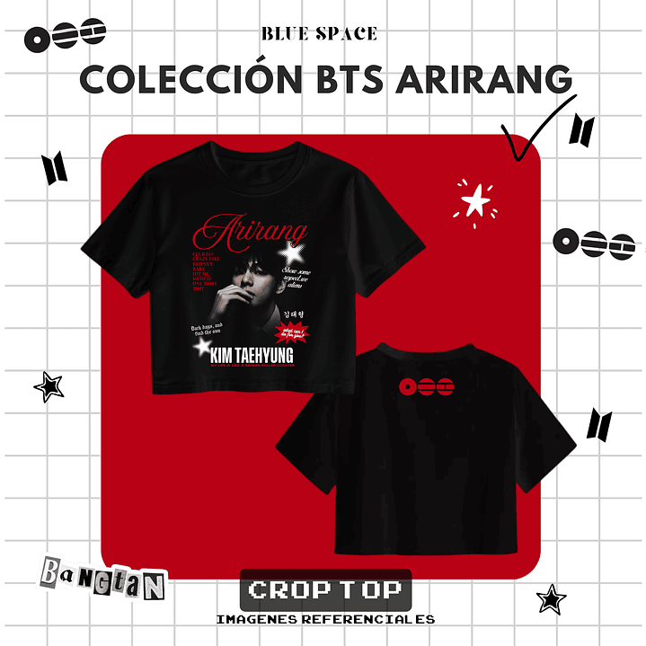 Polera BTS - KIM TAEHYUNG (V) SWIM 4