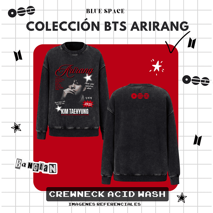 Polera BTS - KIM TAEHYUNG (V) SWIM 10