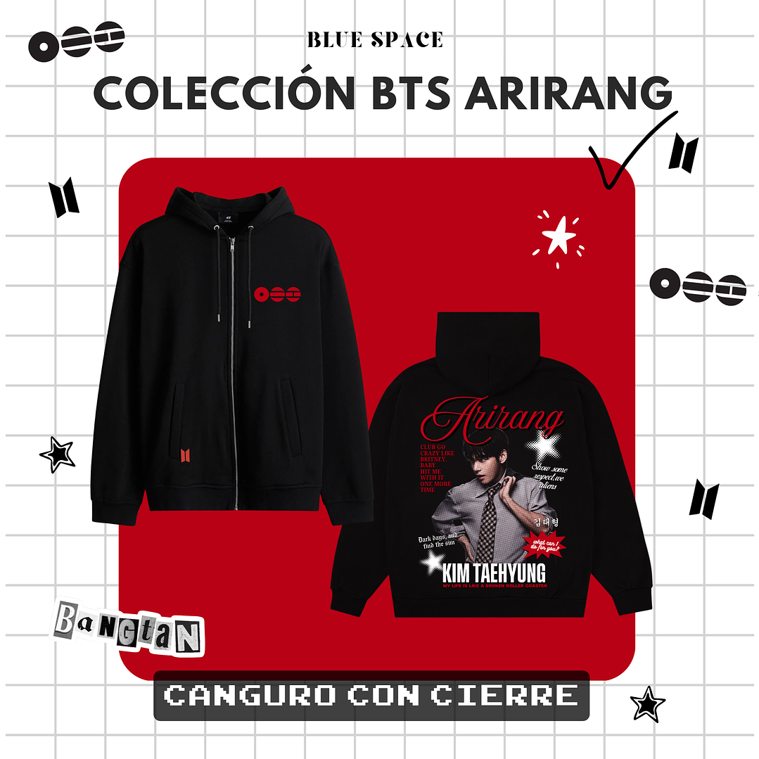 Polera BTS - KIM TAEHYUNG (V) FYA 8