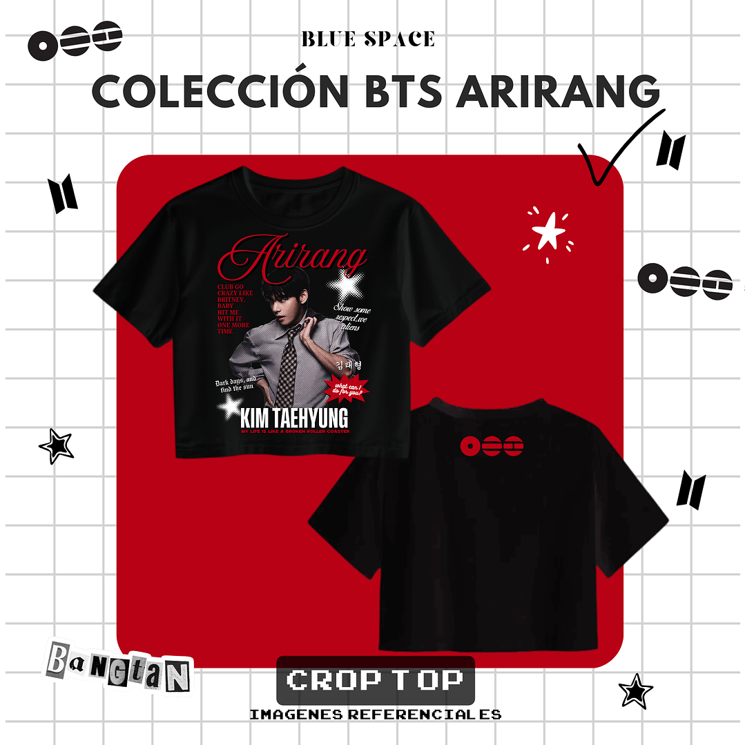 Polera BTS - KIM TAEHYUNG (V) FYA 4