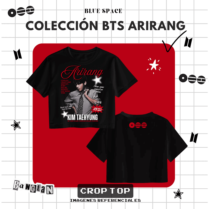 Polera BTS - KIM TAEHYUNG (V) FYA 4