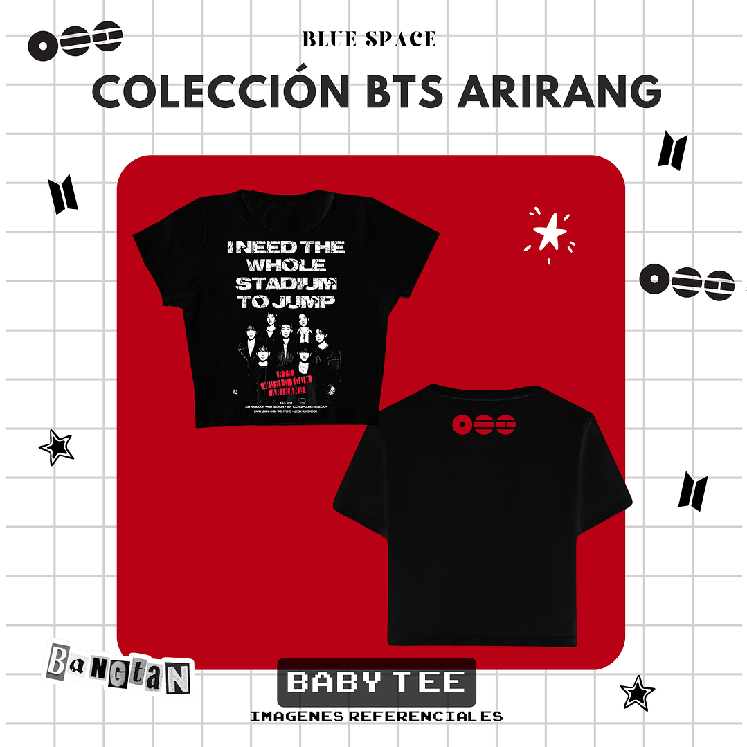 Polera BTS - GROUP OT7 BODY TO BODY 2.0 4