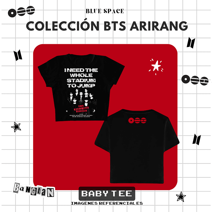 Polera BTS - GROUP OT7 BODY TO BODY 2.0 4