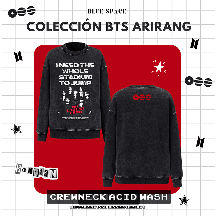 Polera BTS - GROUP OT7 BODY TO BODY 2.0 10