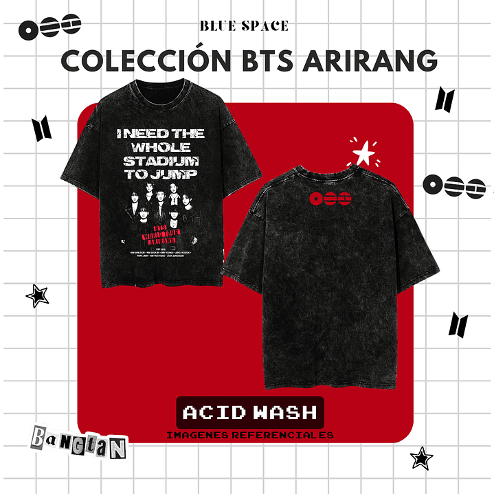 Polera BTS - GROUP OT7 BODY TO BODY 2.0 6