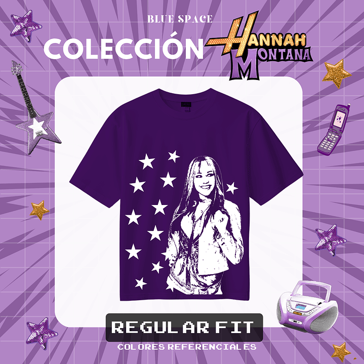 Polera HANNAH MONTANA - STARS 10