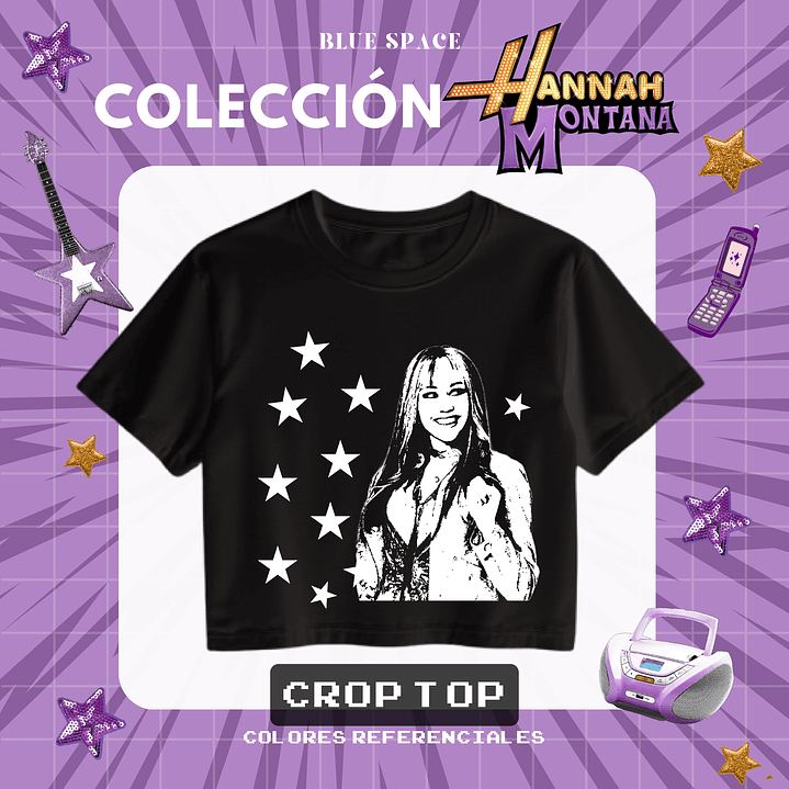 Polera HANNAH MONTANA - STARS 9