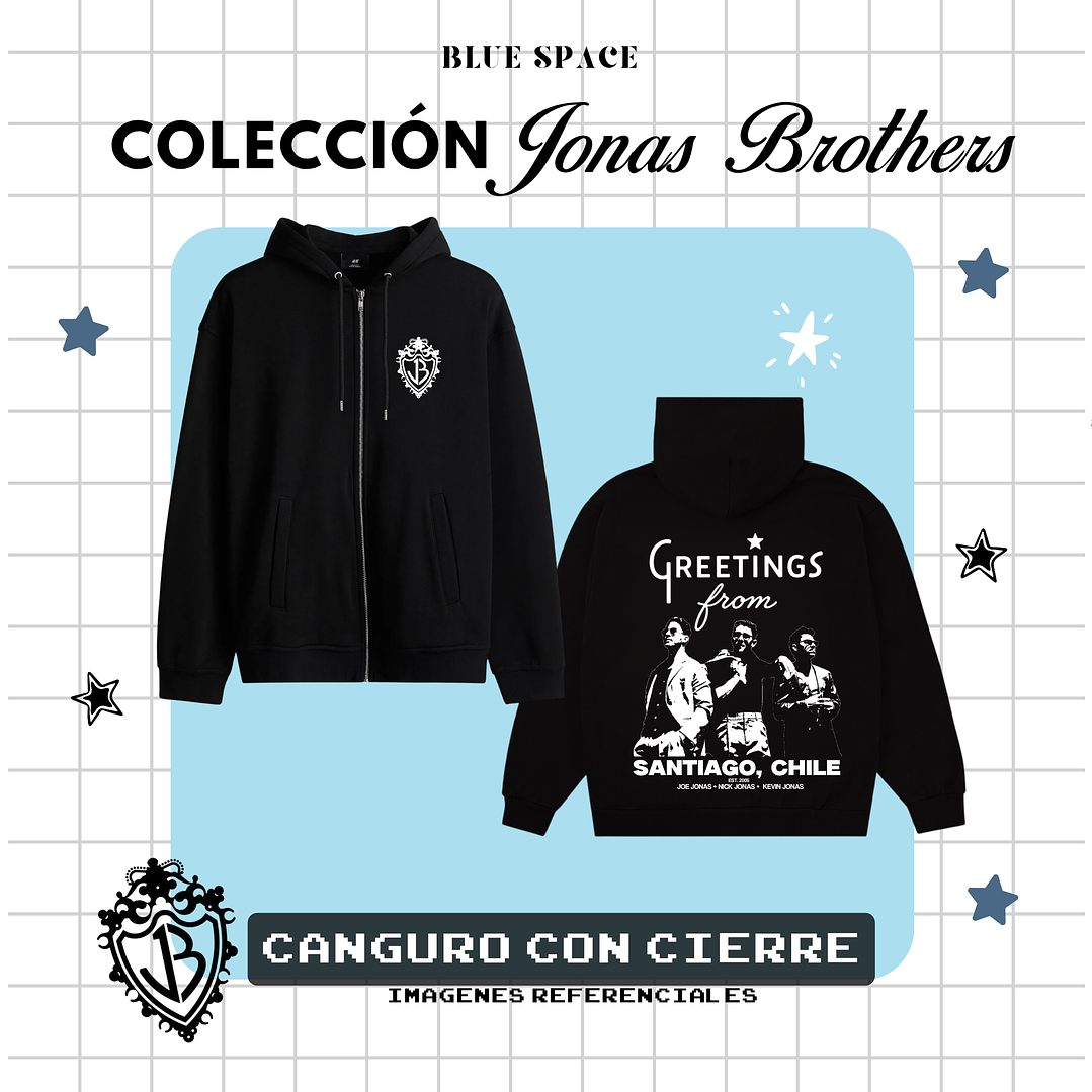 Polera JONAS BROTHERS - GREETING'S FROM CHILE 8