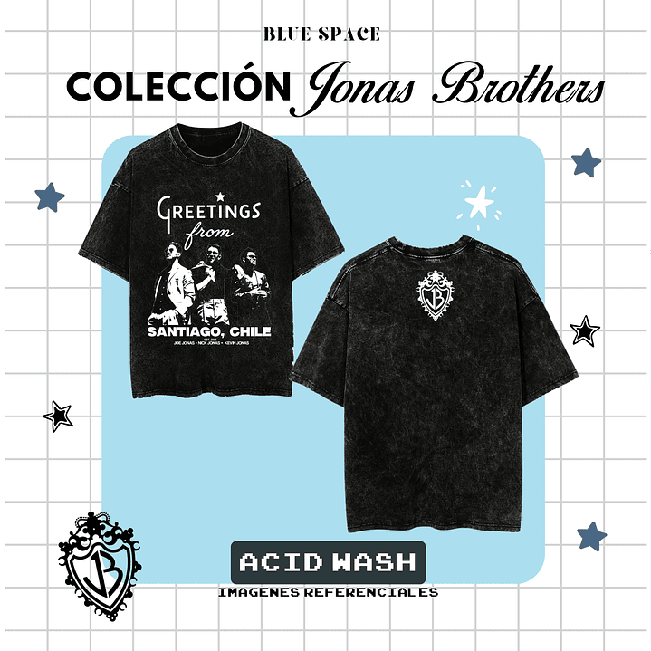 Polera JONAS BROTHERS - GREETING'S FROM CHILE 2
