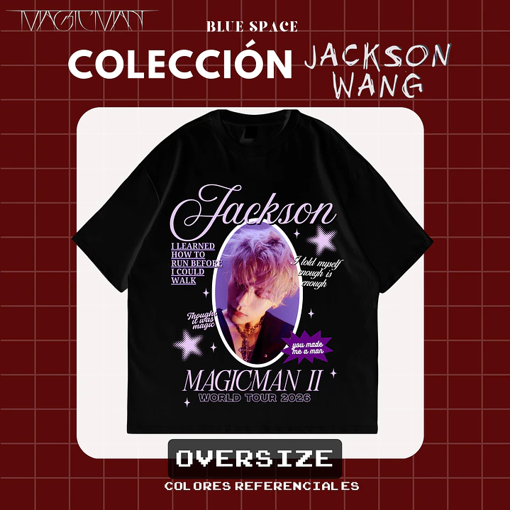 Polera Jackson Wang - You Made Me A Man 1