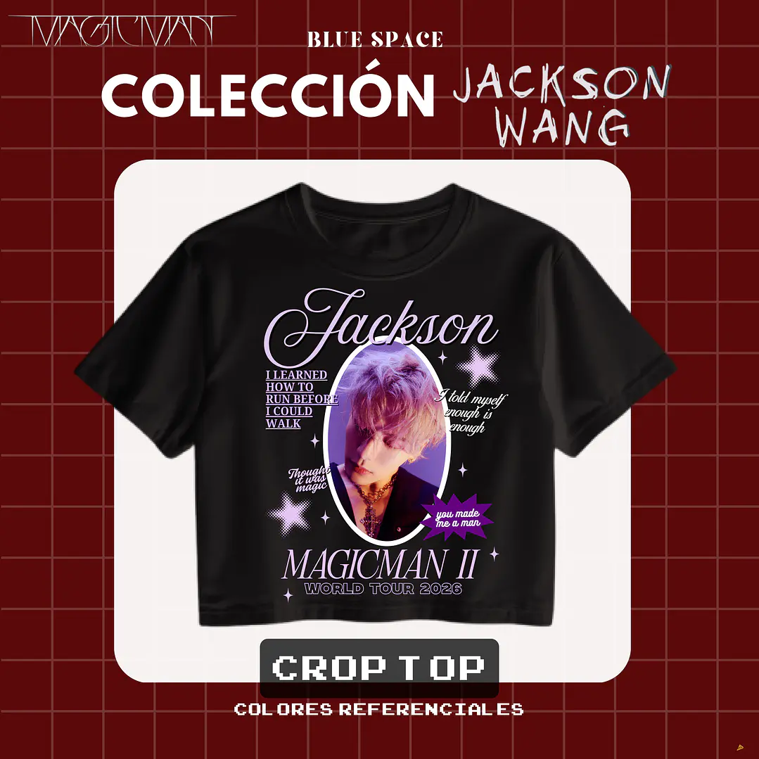 Polera Jackson Wang - You Made Me A Man 4