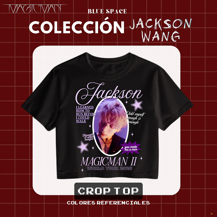 Polera Jackson Wang - You Made Me A Man 4