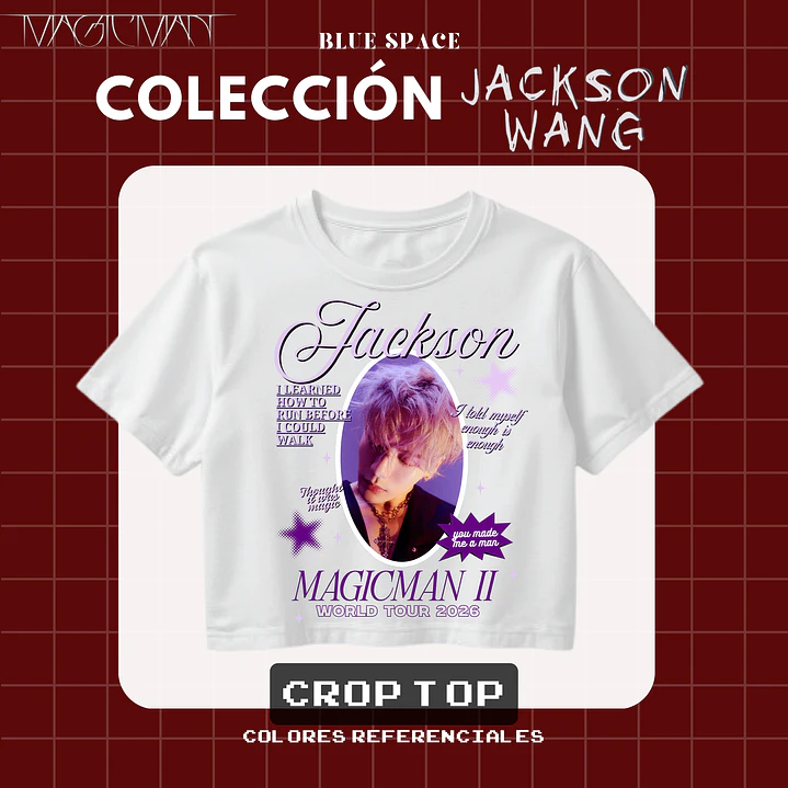 Polera Jackson Wang - You Made Me A Man 8