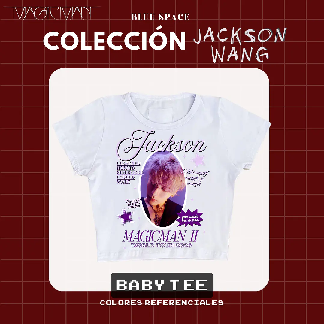 Polera Jackson Wang - You Made Me A Man 9