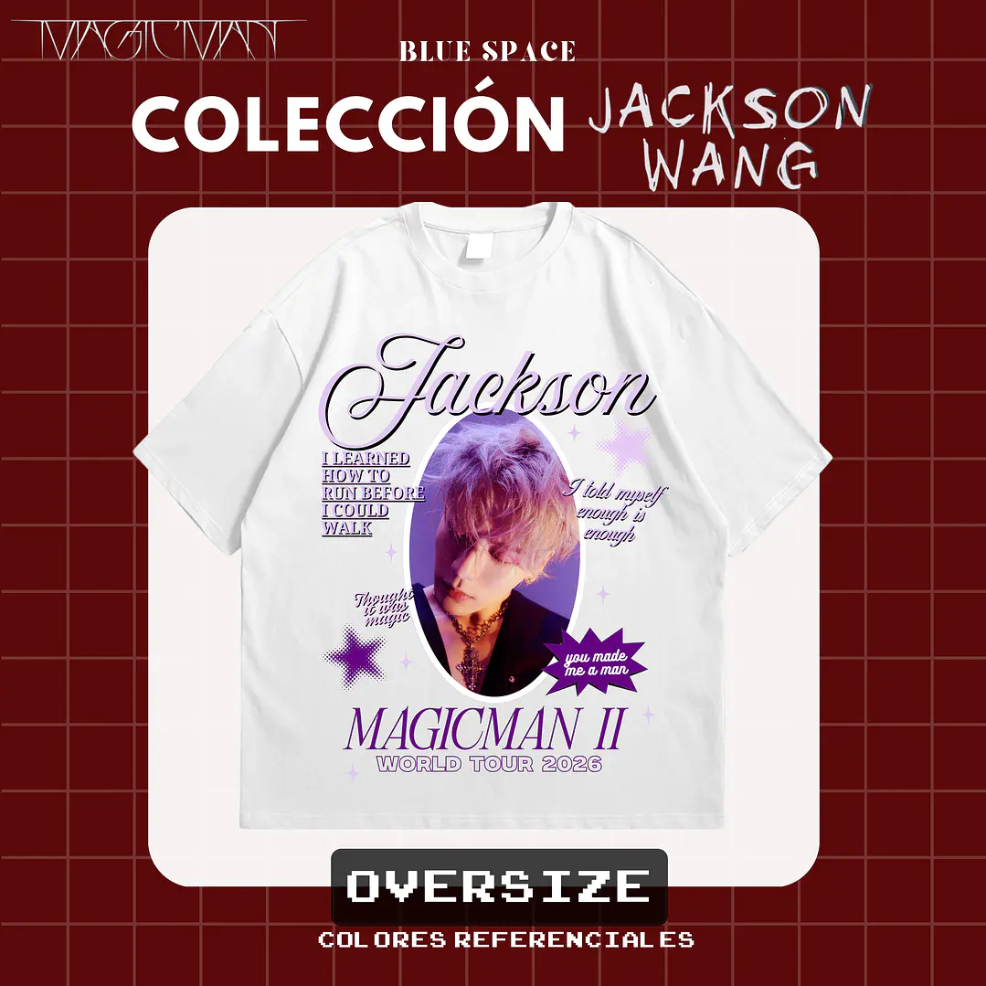 Polera Jackson Wang - You Made Me A Man 6
