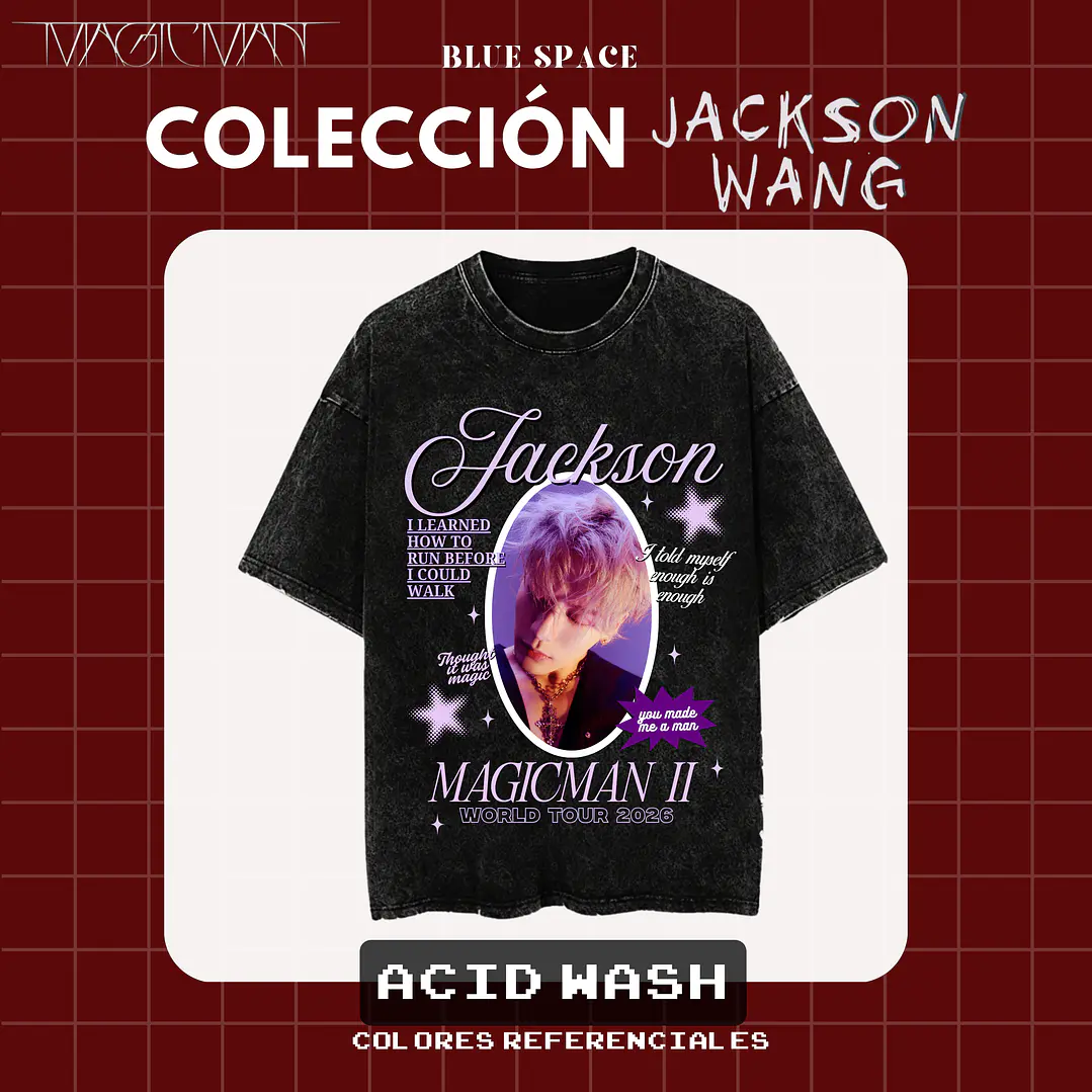 Polera Jackson Wang - You Made Me A Man 2
