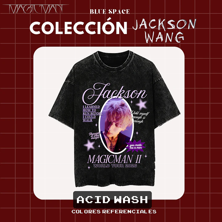 Polera Jackson Wang - You Made Me A Man 2
