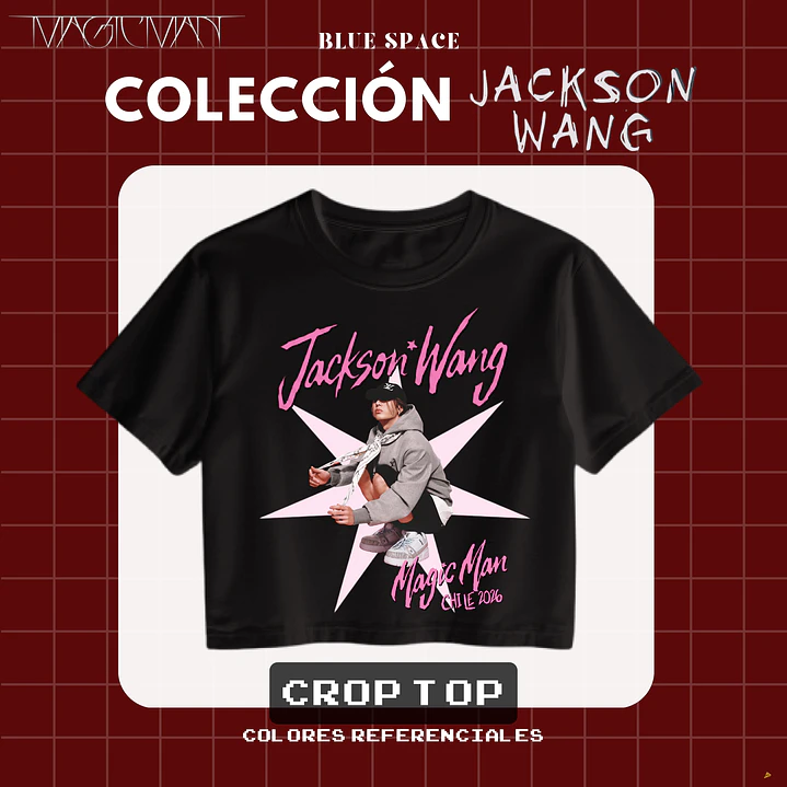 Polera Jackson Wang - MAGIC MAN II CHILE 2026 3