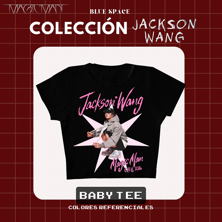 Polera Jackson Wang - MAGIC MAN II CHILE 2026 4