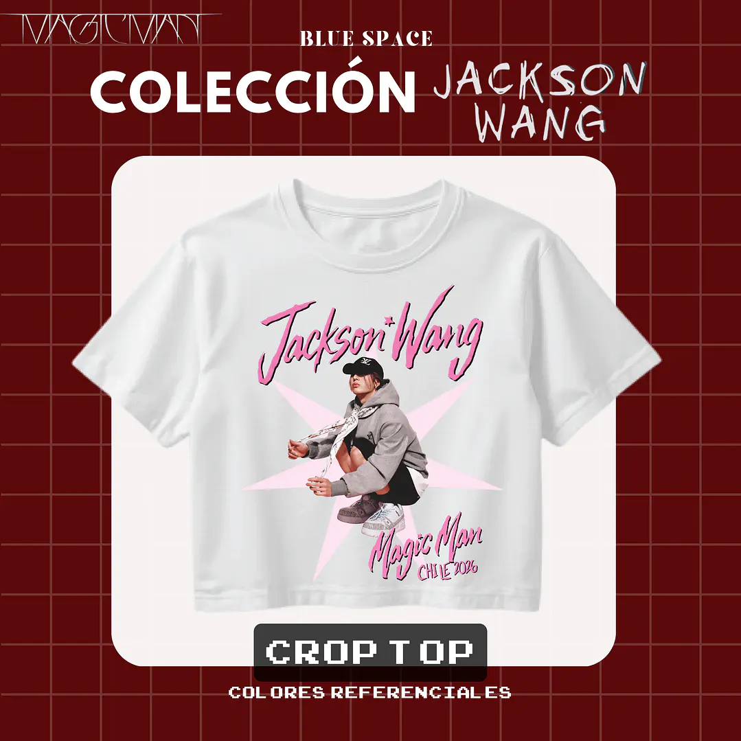 Polera Jackson Wang - MAGIC MAN II CHILE 2026 6
