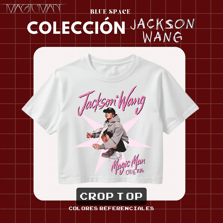 Polera Jackson Wang - MAGIC MAN II CHILE 2026 6