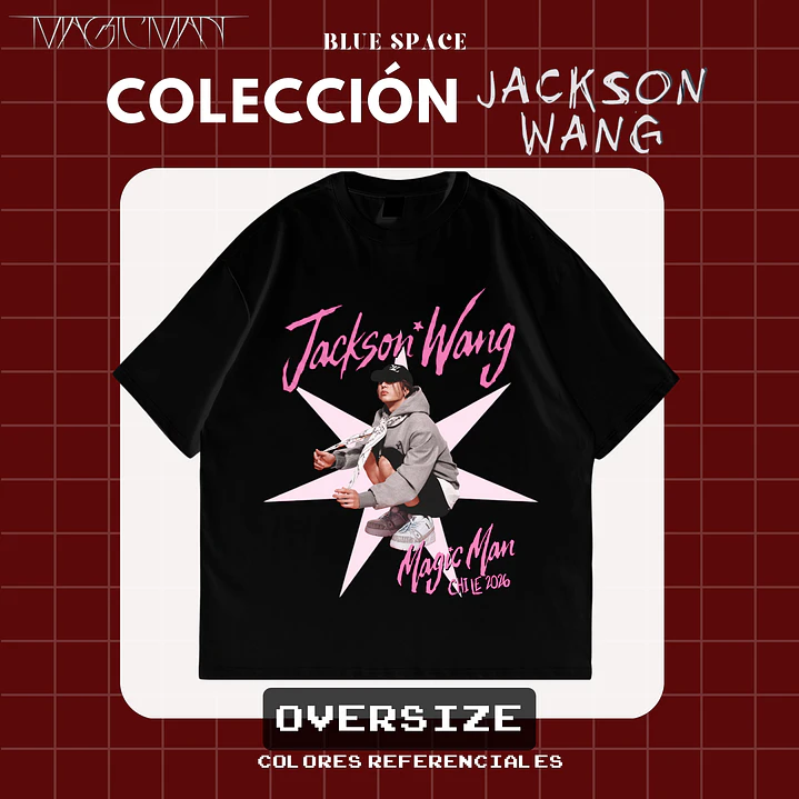 Polera Jackson Wang - MAGIC MAN II CHILE 2026 1