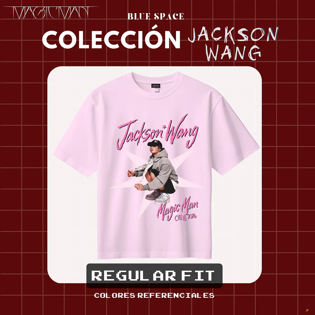Polera Jackson Wang - MAGIC MAN II CHILE 2026 7