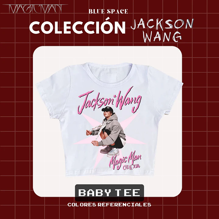 Polera Jackson Wang - MAGIC MAN II CHILE 2026 9