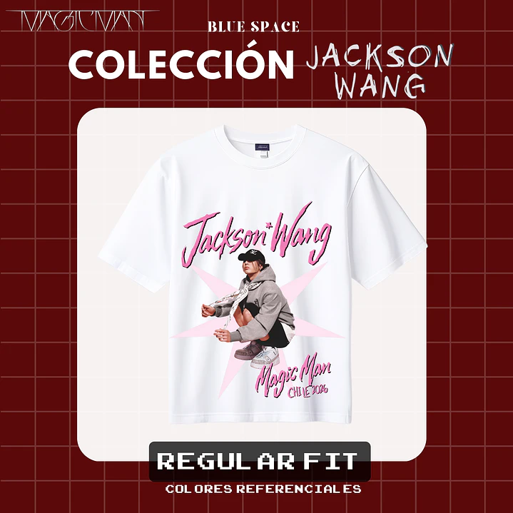 Polera Jackson Wang - MAGIC MAN II CHILE 2026 10