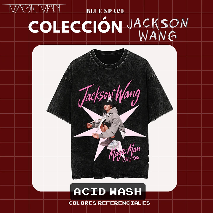 Polera Jackson Wang - MAGIC MAN II CHILE 2026 2