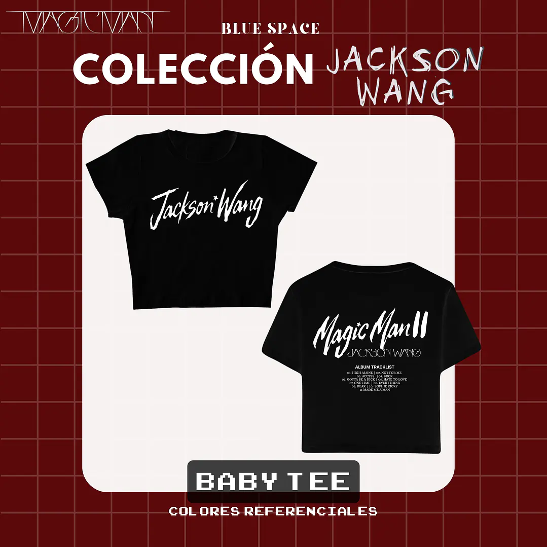 Polera Jackson Wang - TOUR MAGIC MAN II 2