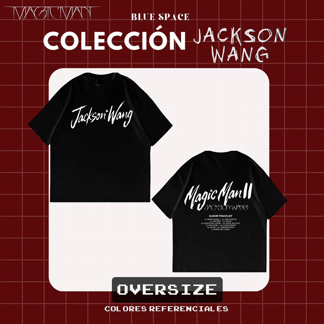 Polera Jackson Wang - TOUR MAGIC MAN II 1