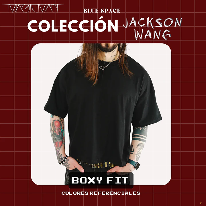 Polera Jackson Wang - FACE SETLIST 12