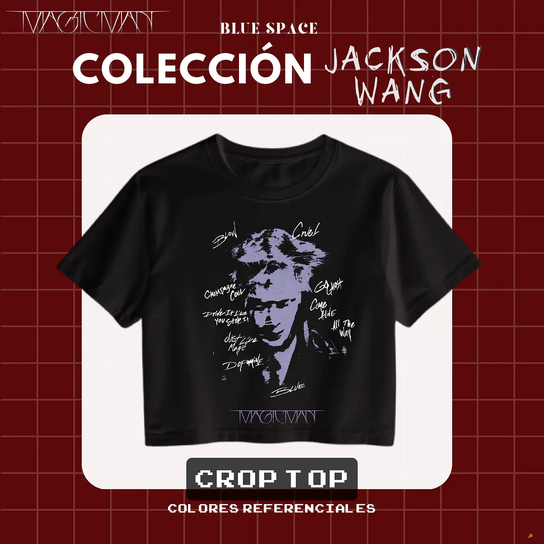Polera Jackson Wang - FACE SETLIST 5