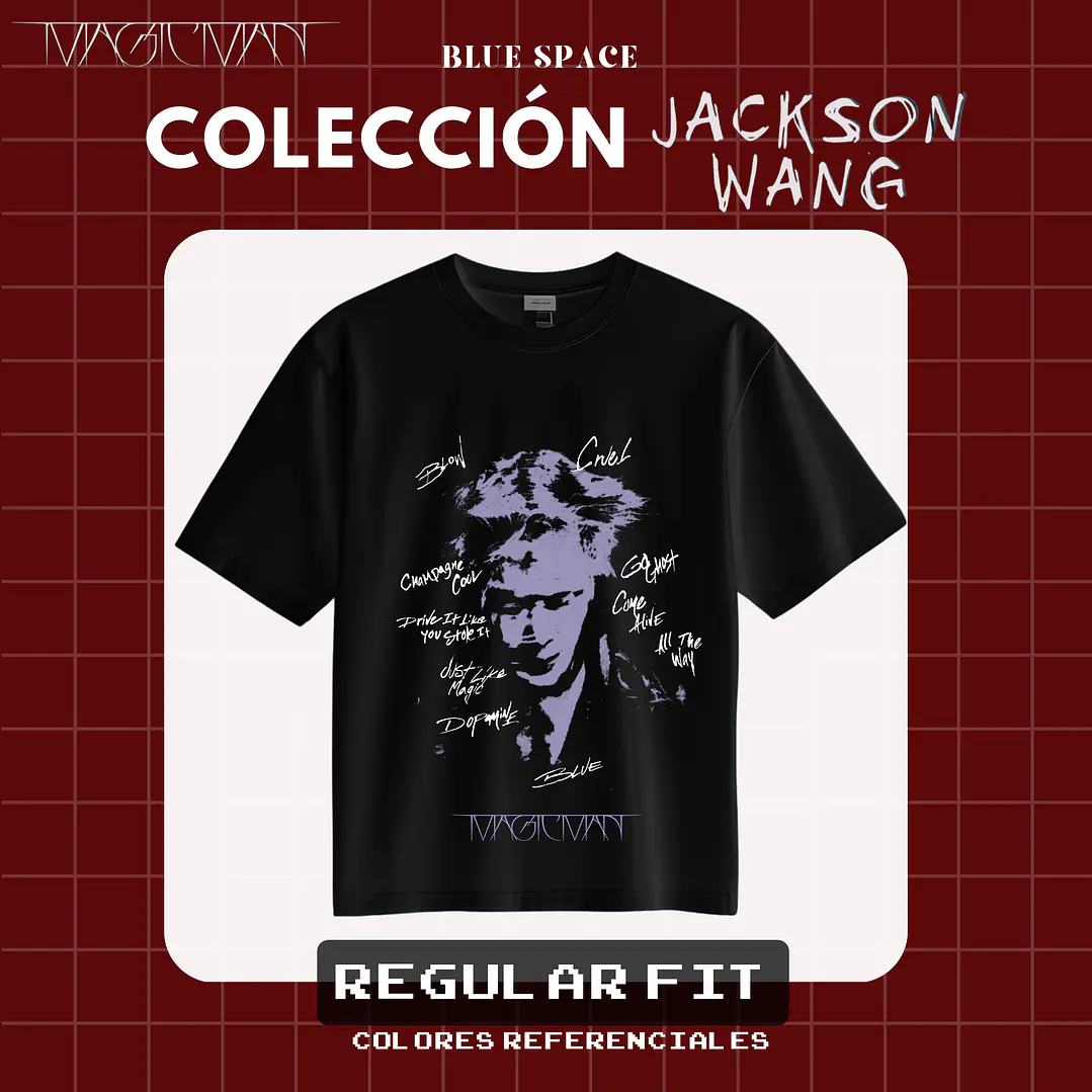 Polera Jackson Wang - FACE SETLIST 3