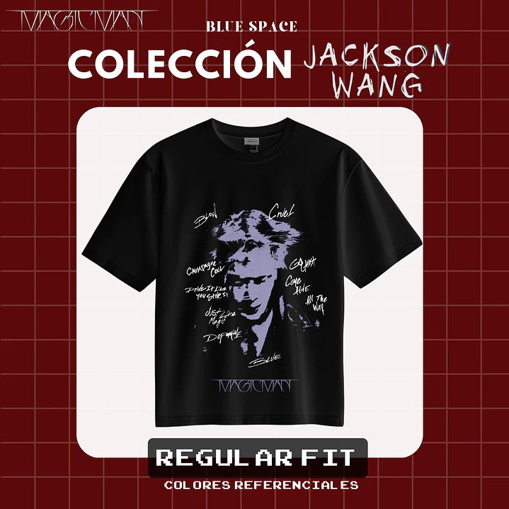 Polera Jackson Wang - FACE SETLIST 3