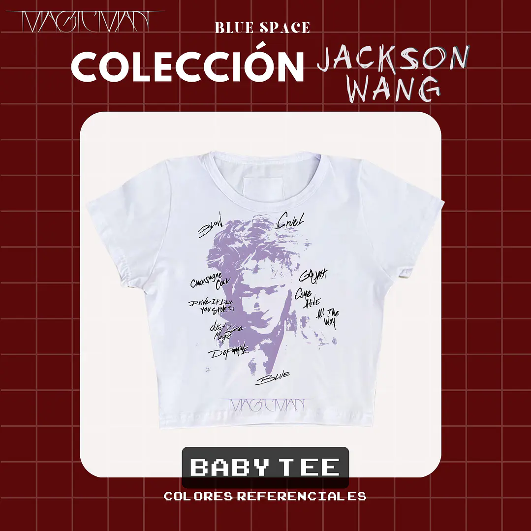 Polera Jackson Wang - FACE SETLIST 7