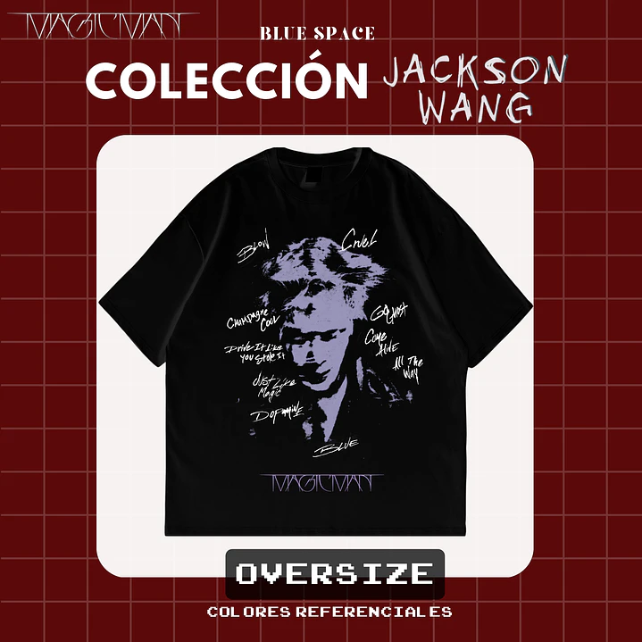 Polera Jackson Wang - FACE SETLIST 1