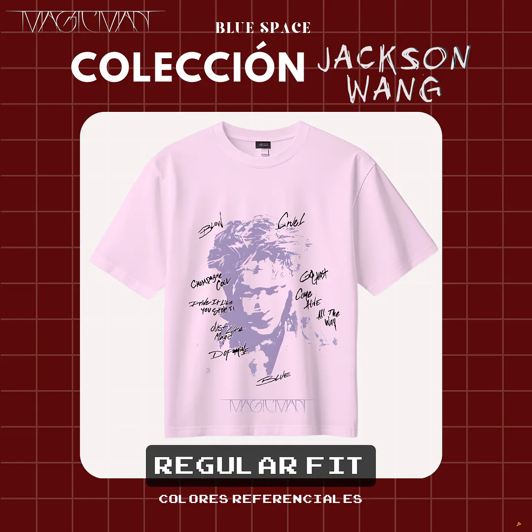 Polera Jackson Wang - FACE SETLIST 8