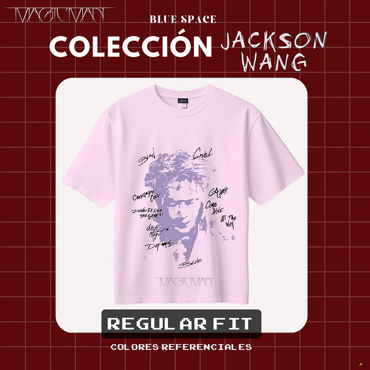 Polera Jackson Wang - FACE SETLIST 8