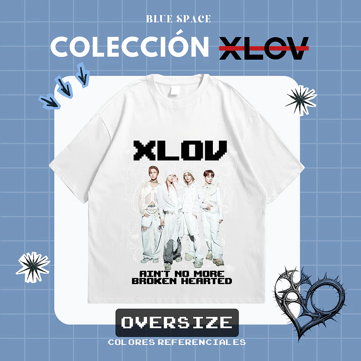 Polera XLOV - BROKEN HEART 8