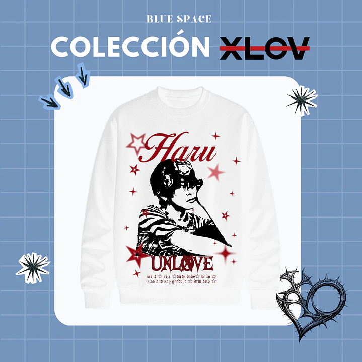 Poleron XLOV - HARU DRIP DRIP  2