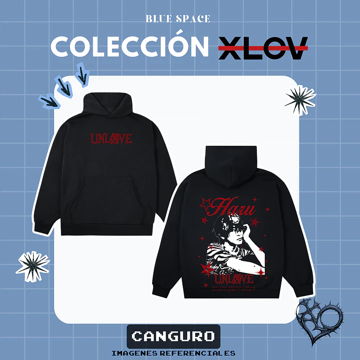 Poleron XLOV - HARU DRIP DRIP  3