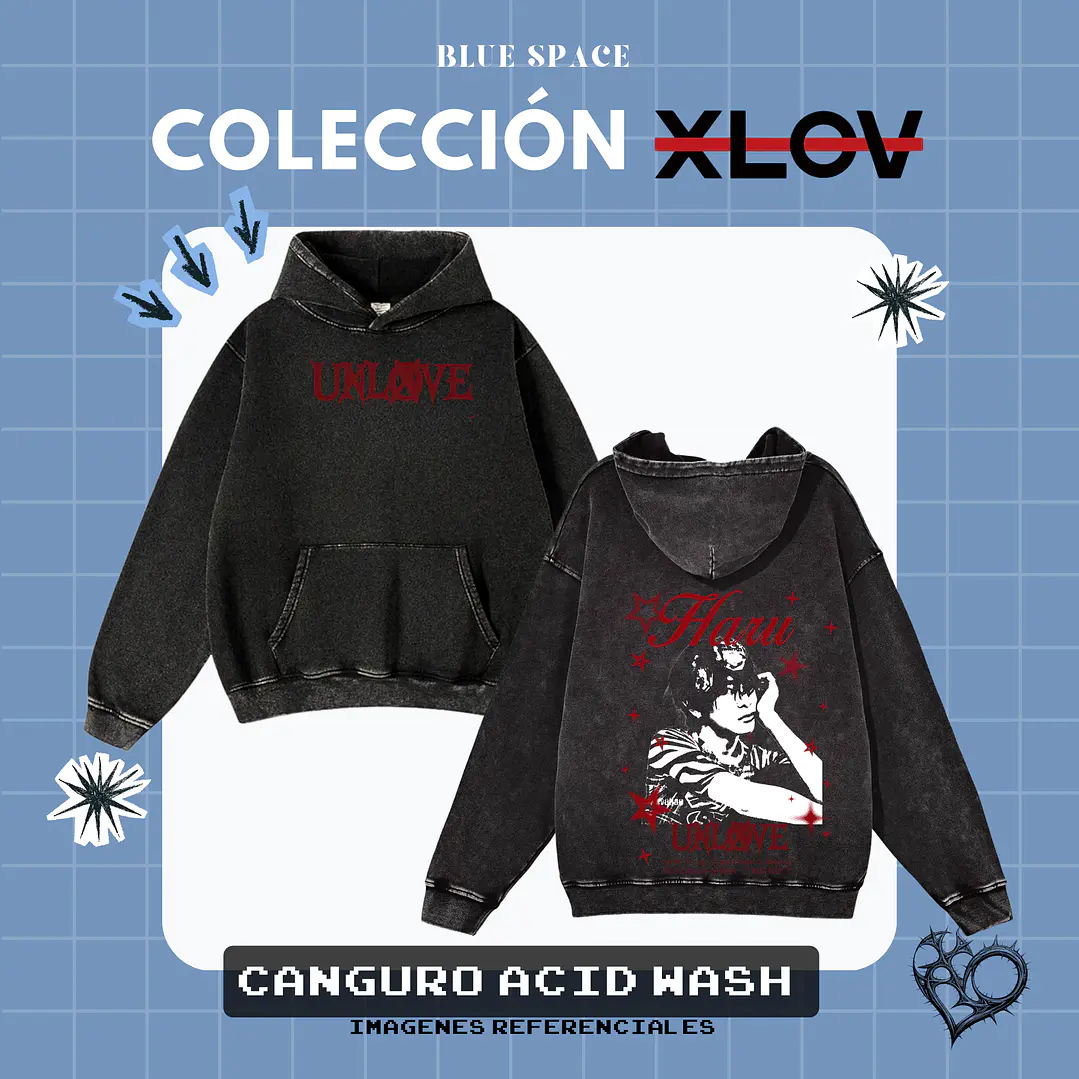 Poleron XLOV - HARU DRIP DRIP  5