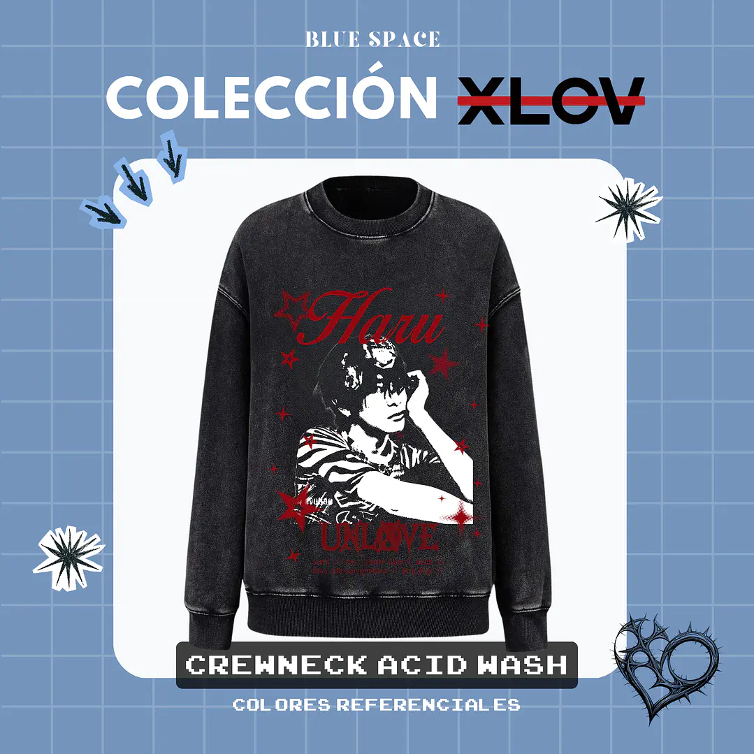 Poleron XLOV - HARU DRIP DRIP  6