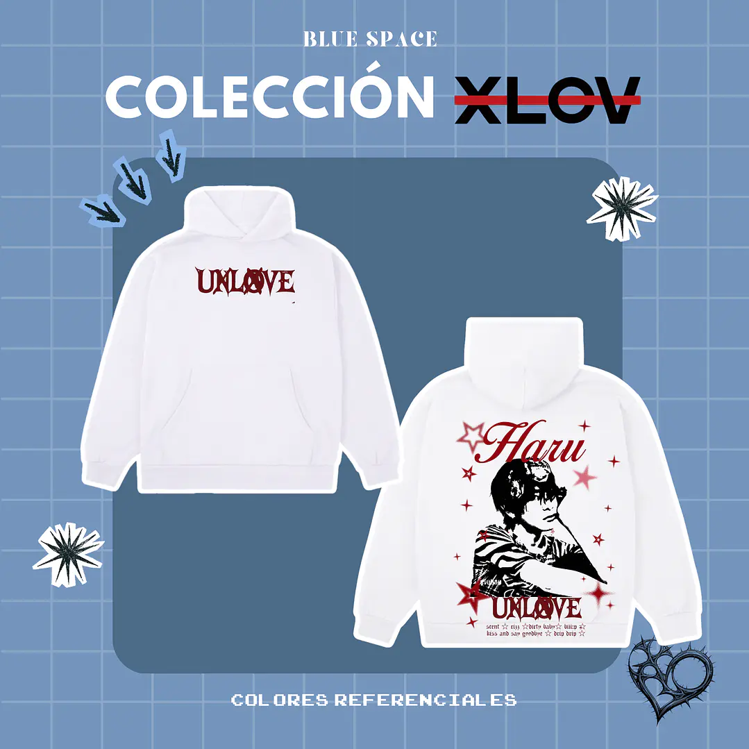 Poleron XLOV - HARU DRIP DRIP  7