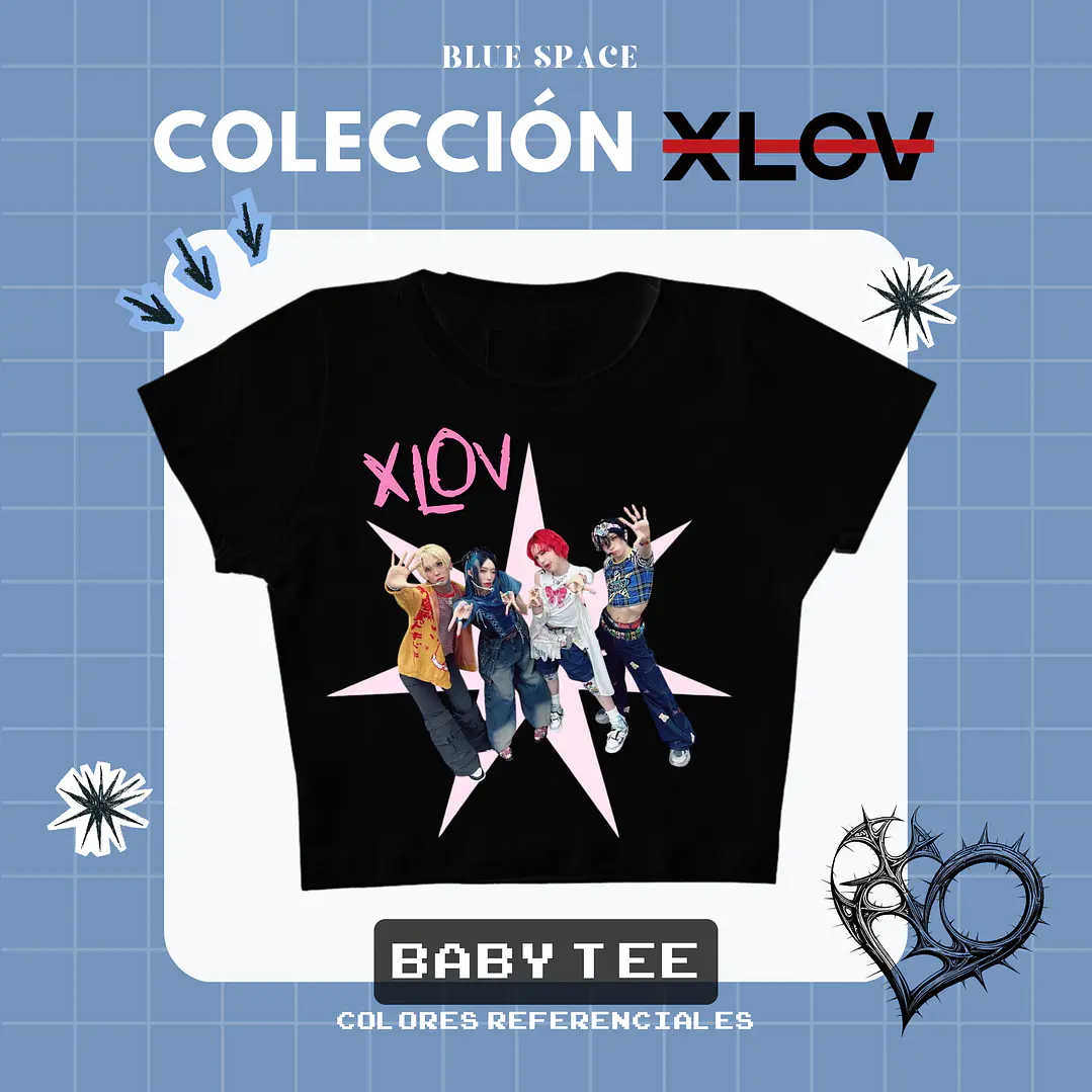 Polera XLOV - GRUPAL STAR 3